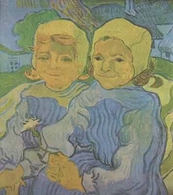 Vincent Van Gogh Two Children (nn04) oil painting picture